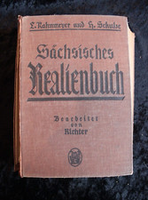 Buch Sächsisches Realienbuch bearbeitet von Richter 1934 Belhagen & Alafing