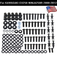 US Fairing Bolts Screws Kit For Kawasaki Ninj...