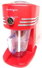 Nostalgia Frozen Beverage Blender Drink Smoothie Maker Retro Series Red 32oz