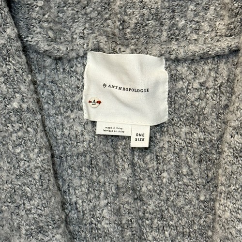 Anthropologie Short Sleeve Open Front Cardigan Sweater Wool Blend Size OS NWT - Picture 3 of 5