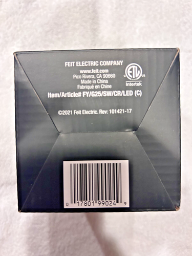 2 Feit Electric Fairy G25 Medium Base LED Bulb Soft White Globe 1 Watt New - Picture 7 of 7