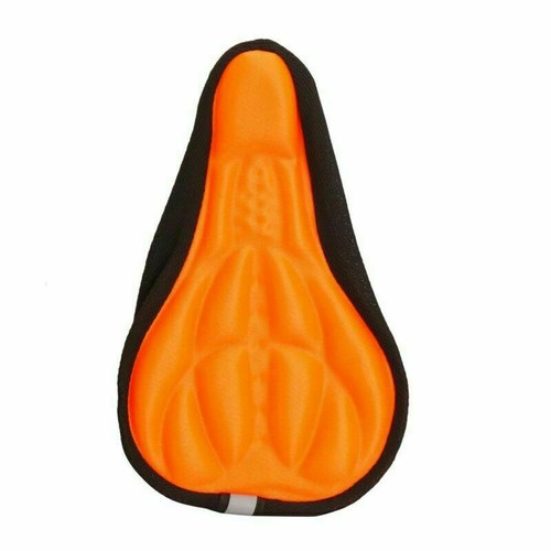 SELLA BICI BICICLETTA 3D GEL SEDILE MORBIDO COMFORT PAD CUSCINO COPERTURA CICLISMO STRADA - Foto 13 di 14