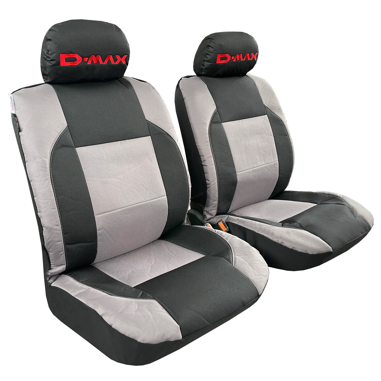 For ISUZU DMAX Seat Covers 2021 Waterproof Canvas Grey Front Pair eBay