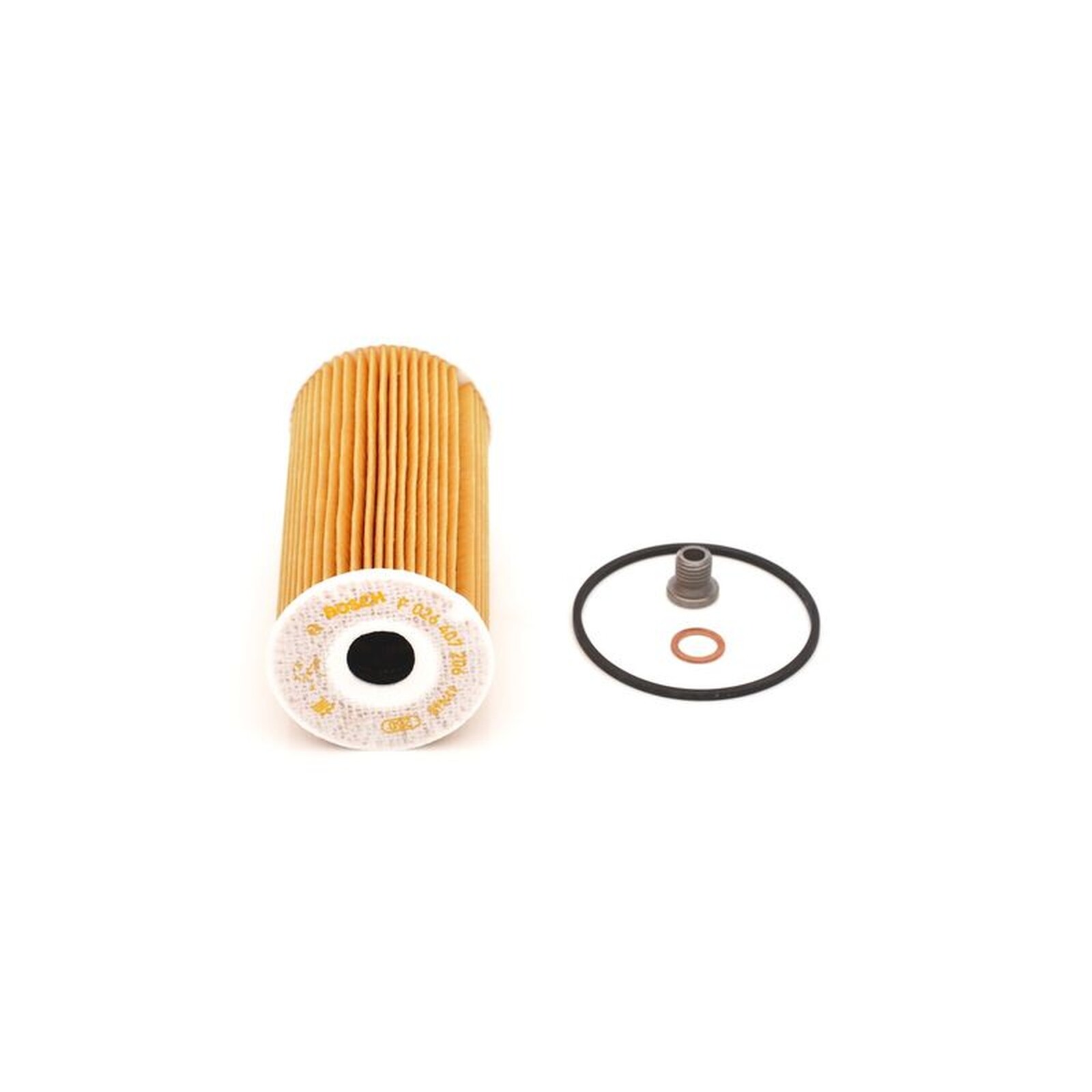 Bosch Oil Filter P7206 With Gaskets F026407206 - Precision German Engineering