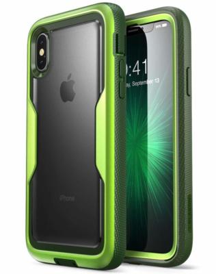 For iPhone XS X 8 Plus 7 Plus Genuine i-Blason Magma Bumper Case Cover w/ Screen