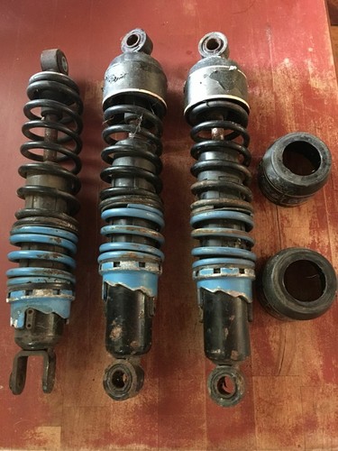 VINTAGE S&W Motorcycle Rear Shocks  for parts or rebuild GS1000S #15  - Bild 2 von 3