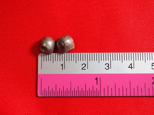 2 Pod Duang 1 Fueang Coin Silver Thai Siam ancient, symbols money Ayutthaya Rare - Picture 7 of 10