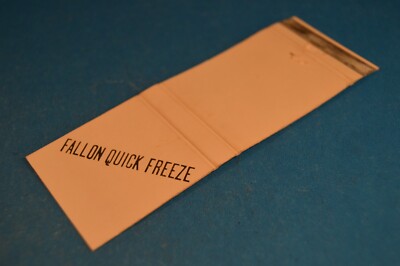 FALLON QUICK FREEZE Welsh's Bakery  FS MATCHCOVER  Reno NV  matchbook  ICE CREAM