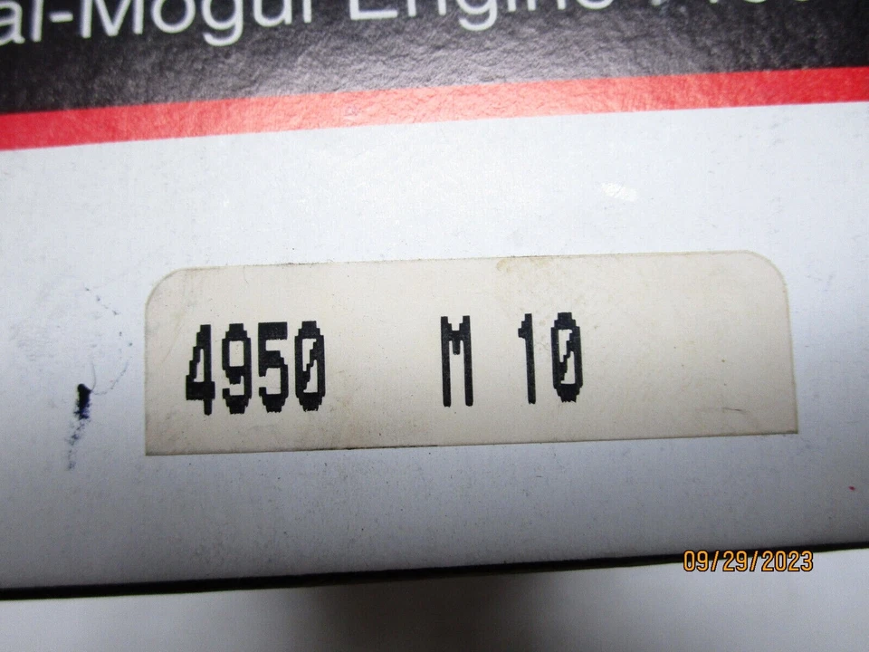 Engine Crankshaft Main Bearing Set-VIN: H Federal Mogul 4950M10 Foto 4 de 4