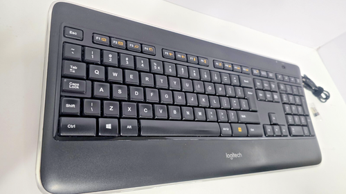 Logitech K800 beleuchtete Kabellose Tastatur - Schwarz - Top gebrauchter Zustand. - Bild 9 von 9