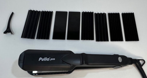 Hair Straightener and Crimper - 4 in 1 Tourmaline Ceramic Flat and Curling Iron - Picture 5 of 6