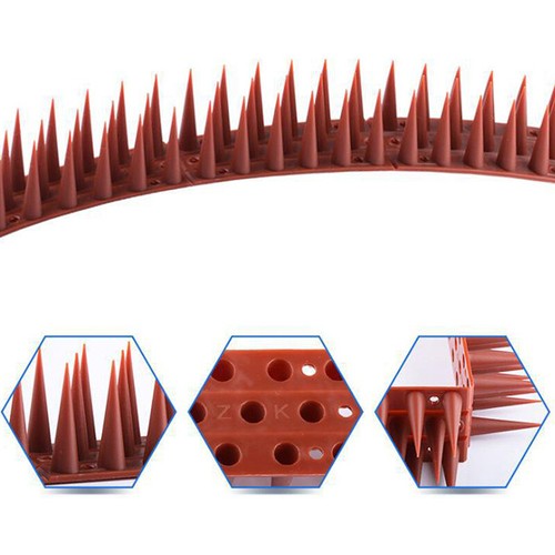 Cat Bird Repellent Spikes Outdoor Fence Security Plastic Deterrent Climb Spi- BM - Picture 2 of 13