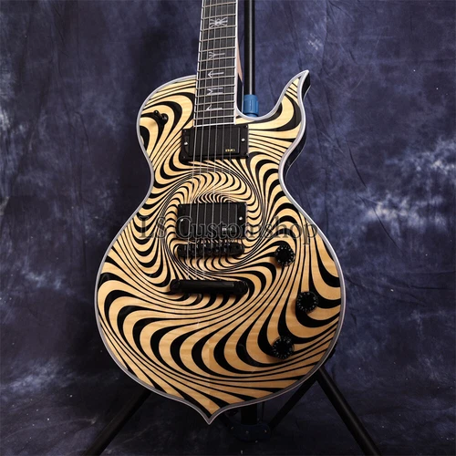 Wylde Audio Odin Grail Psychic Bullseye RawTop Electric Guitar Flamed Maple Top