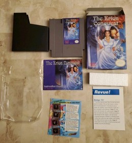 THE KRION CONQUEST Nintendo NES, 1990 Original Owner Sale