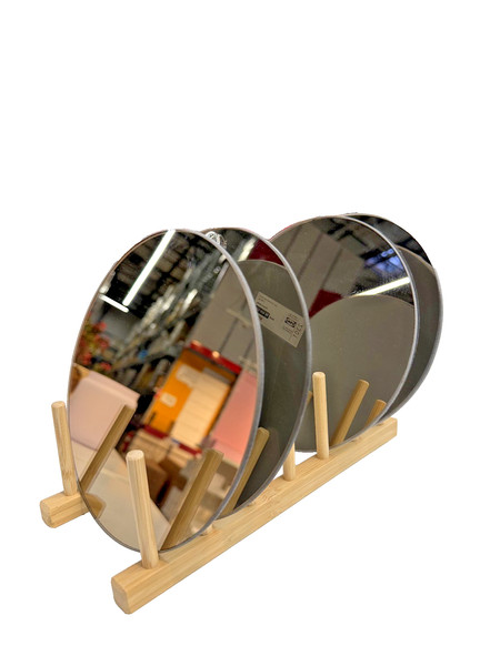 IKEA FÄRGEK Juego de Espejos Decorativos Redondos Paquete de 4 505.409.06-NUEVO