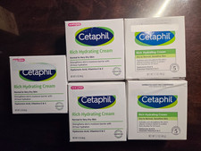 Cetaphil RICH HYDRATING CREAM for Face 1.7oz lot of 5 