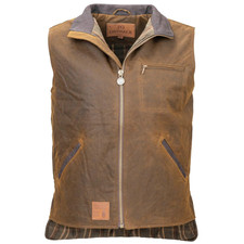 Outback Trading Men's 2143 Sawbuck Waterproof Cotton Oilskin Western Vest