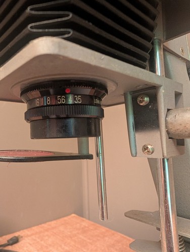 AGRANDISSEUR 35mm BOGEN Mini 6/35 DARKROOM PHOTO avec OBJECTIF et ampoule correcte. - Photo 8/13