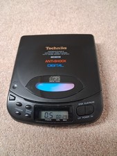 Techniks CD-50c Digital CD Player - Tested, Working, Bass Boost Anti-shock