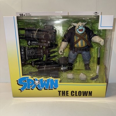 McFarlane Toys Spawn The Clown Deluxe Action Figure, 7in - Box Tear From Factory
