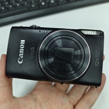 Canon PowerShot ELPH 360 HS/ IXUS 285 12X Optical Zoom WIFI Digital Camera Black