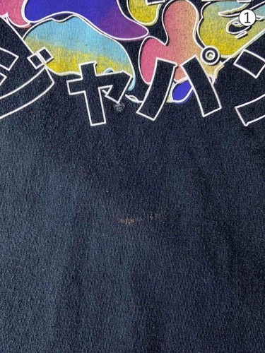 A BATHING APE BAPE KATAKANA TEE/T-SHIRT/3XL/Cotton/BLK/Solid Color - Picture 7 of 7