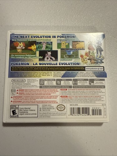 Cartucho de videojuego probado Pokemon X 3DS (Nintendo 3DS, 2013) funciona bien - Imagen 4 de 16