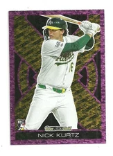 2025 TOPPS UPDATE Nick Kurtz Pink Black Gold RC ROOKIE #BG-20