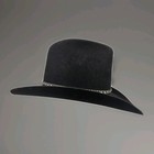 RESISTOL Black 0413 Quicksilver 4X Beaver Size 7 - 1/4 A Beautiful Vintage Hat — photo 4