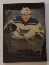 Ivan Barbashev (Blues) 2017-18 UD Black LUSTROUS ROOKIES ONYX /25 (not mint)