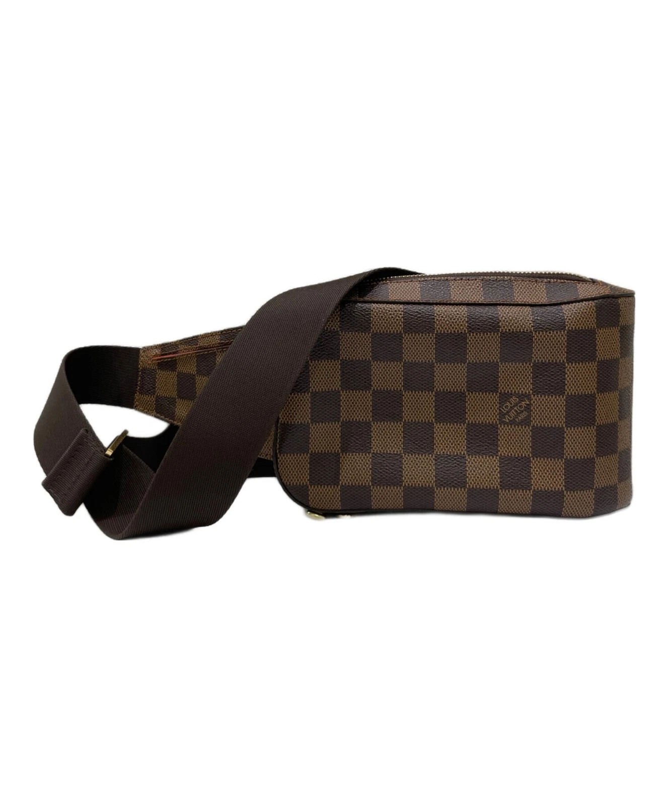 Vuitton — Louis Vuitton Geronimos Body Bag Damier Bag N51994 Coated Canvas Brown #TFB2329