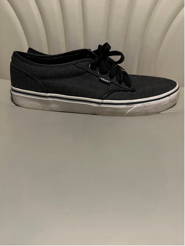Vans Men’s Sneakers Black White Herringbone Low Top Shoes US 10 Pre-Owned - Picture 4 of 7