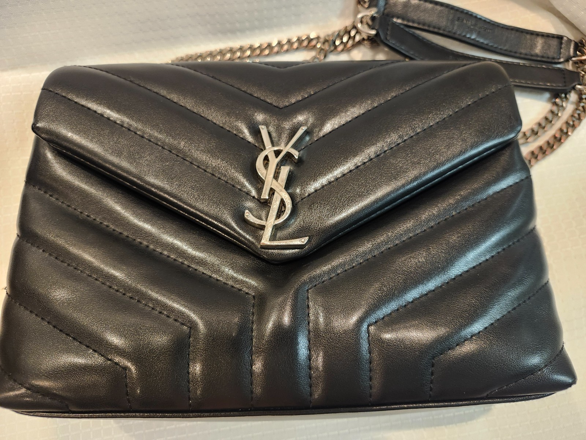 Loulou 様 Saint Laurent Loulou Medium Quilted Leather Black Shoulder Bag