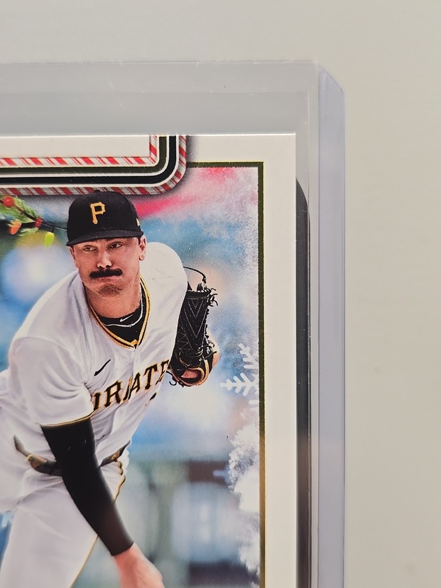 2025 Topps Holiday Paul Skenes Holiday Back SSP #H70 Pittsburgh