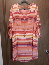 Torrid women's plus size Mini Challis Zip-Front Casual Shirt Dress sz 3 or 3X