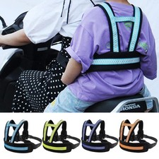 Child Motorcycle Safety Harness Bike Front Back Seat Strap Belt Adjustable