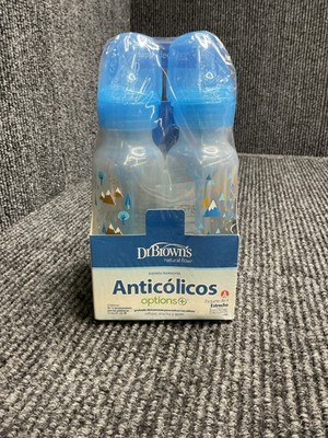 Dr Brown's Anti Colic Baby Bottle 8oz 4 Pack 1 Nipple Pediatrician Recommended