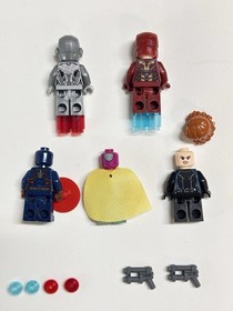 LEGO Marvel Avengers Quinjet City Chase 76032 All 5  Minifigs - No Truck