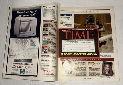 Time Magazine 22. Juni 1998 - Michael Jordan Cover - kultige Sammlerausgabe - Bild 7 von 7