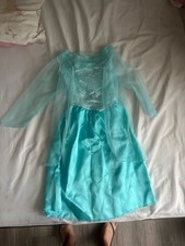 Disney Jakks Pacific Elsa Frozen Fantasy Play Dress Up Costume Girls Size 4-6X