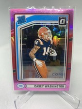 2024 Donruss Optic Preview Rated Rookie RC Card Pink Prizm #392 CASEY WASHINGTON. rookie card picture