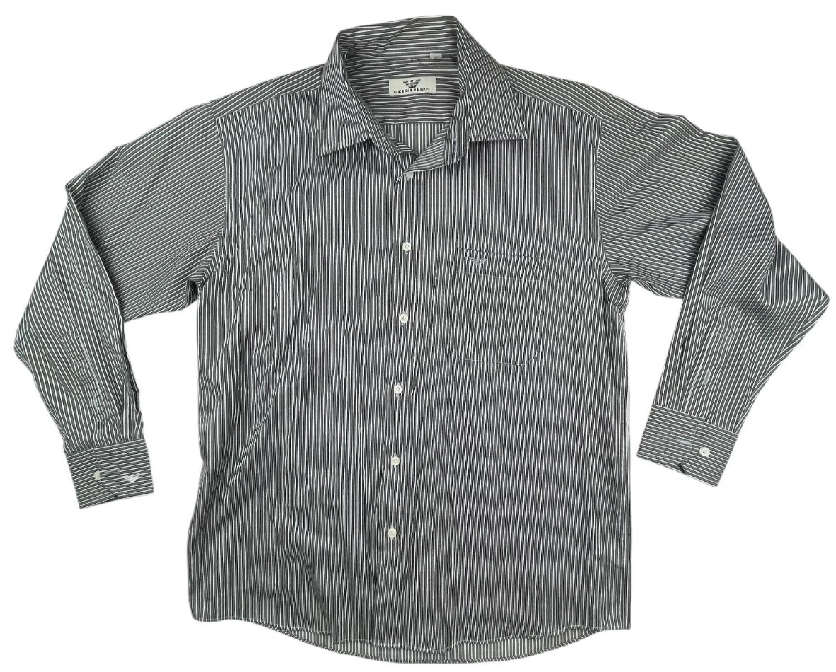Giorgio Armani Striped Casual Button-Down Shirts for Men for sale