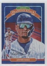 2020 Donruss Optic Diamond Kings FOTL Blue Pandora Prizm 16/99 Javier Baez y8h