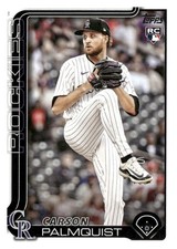 2025 Topps Update #US321 Carson Palmquist Colorado Rockies Topps Rookie