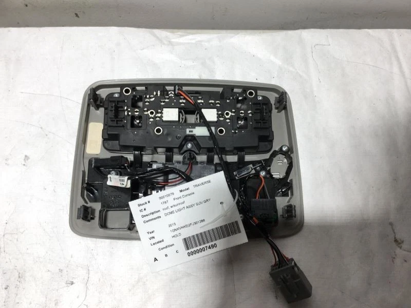 Console Front Roof With Sunroof Fits 08-17 BUICK ENCLAVE CHEVY TRAVERSE 10989 - Image 3 of 4