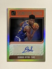 2018-19 Panini Donruss Holo - Signature Series Auto DeAndre Ayton Lakers