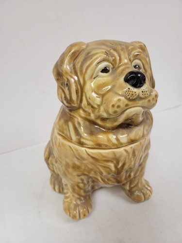Seltene Vintage Fitz and Floyd Hund Keksdose - Bild 2 von 7