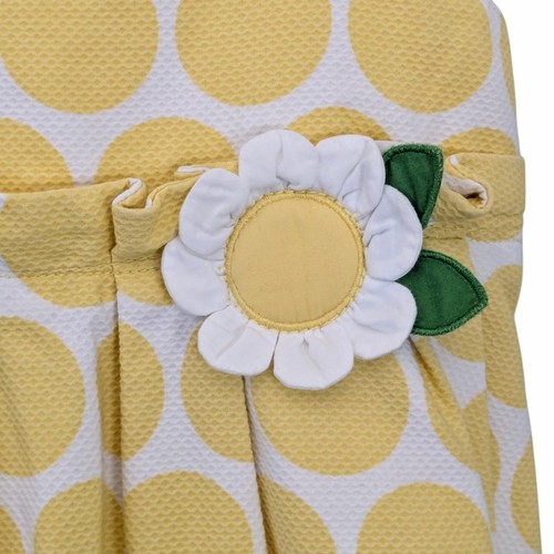 Gymboree 4T Yellow Daisy Dot Dress Pop of Daisies 2009 Cotton Piqué Summer - Picture 3 of 5