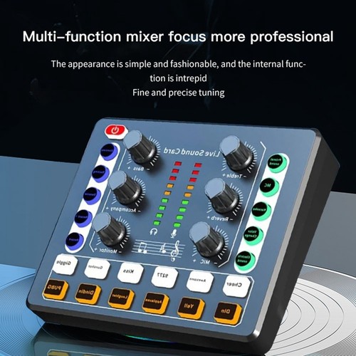 Carte Son M8 Interface Audio de Diffusion en Direct Dispositif de Podcastin6509 - Afbeelding 3 van 6