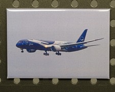 Kühlschrank und Deko Magnet Lufthansa Boeing 787-9 Dreamliner   100 Jahre livery